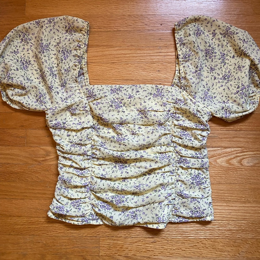 Square neck top